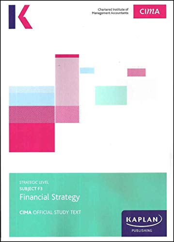 F3 FINANCIAL STRATEGY - STUDY TEXT - Amazon Royaume-Uni à 16.10€