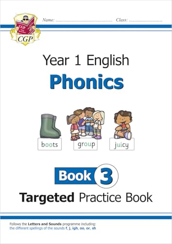 KS1 English Year 1 Phonics Targeted Practice Book - Book 3 - Bon plan à 4.49€