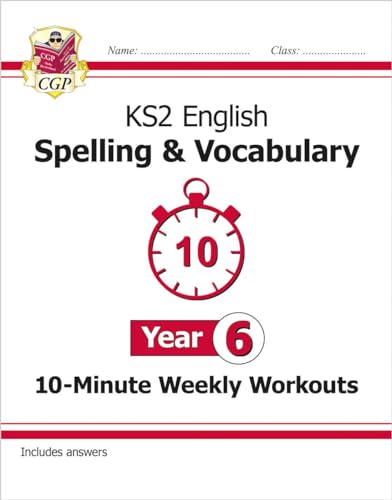 KS2 Year 6 English 10-Minute Weekly Workouts: Spelling &... - Sports & Fitness en promo à 6.77€