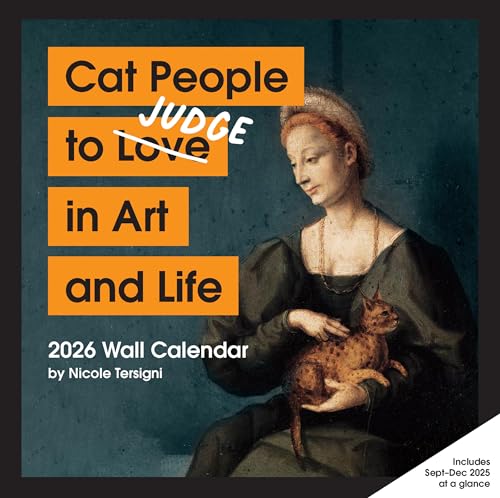 Cat People to Judge in Art and Life 2026 Wall Calendar - Animalerie Amazon Royaume-Uni à 3.49€