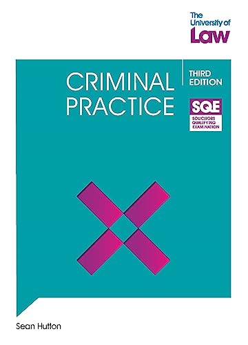 SQE - Criminal Practice 3e (SQE1) - Auto & Motorcycle Amazon UK à 8.14€