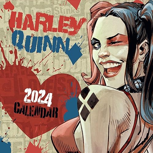 Harley Quinn 2024 Calendar, Month To View Square Wall... - Bon plan à 4.72€