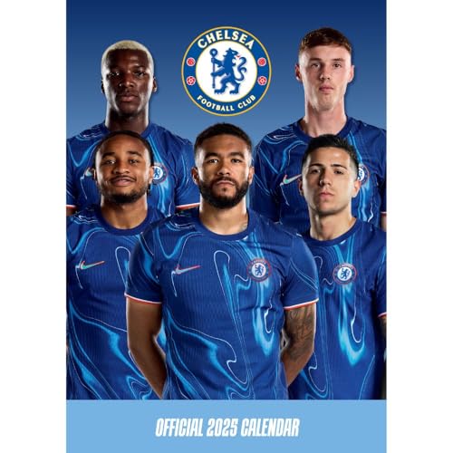 Official Chelsea FC A3 Calendar 2025 - Amazon Espagne à 9.72€