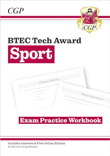 BTEC Tech Award in Sport: Exam Practice Workbook (CGP BTEC... - Sports & Fitness en promo à 9.43€