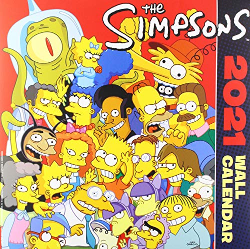 Calendario da Muro 2021 30x30 cm THE SIMPSONS - Fournitures Bureau Amazon Italie à 3.95€