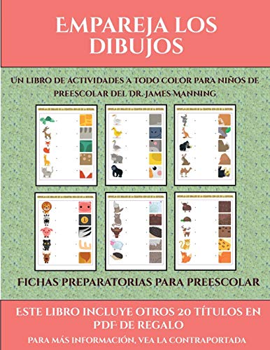 Fichas preparatorias para preescolar (Empareja los... - Jouets & Jeux en promo à 9.66€