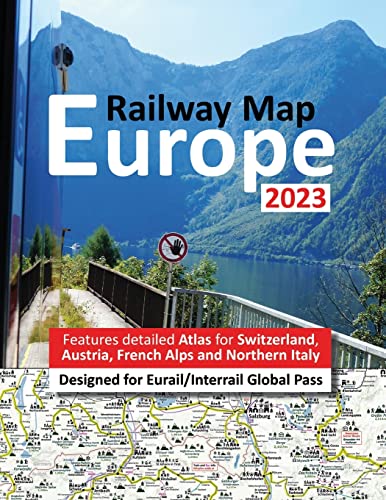 Europe Railway Map 2023 - Features Detailed Atlas for... - Books & eBooks Amazon UK à 6.30€