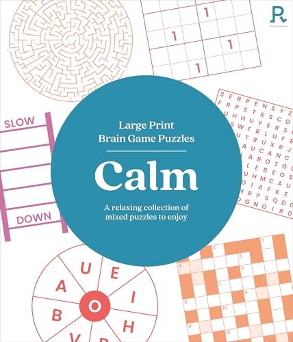 Large Print Brain Game Puzzles - Calm: Over 90 Relaxing... - Toys & Games Amazon UK à 3.49€