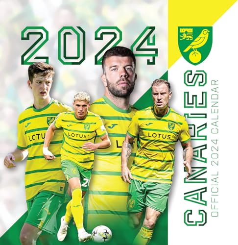 The Official Norwich City FC Desk Calendar 2024 - Fournitures Bureau Amazon Royaume-Uni à 1.19€