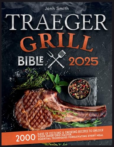 Traeger Grill Bible 2025: 2000 Days of Sizzling & Smoking... - Bon plan à 5.79€