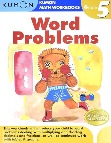 Grade 5 Word Problems (Kumon Math Workbooks) (Kumon Math... - Amazon Espagne à 8.22€