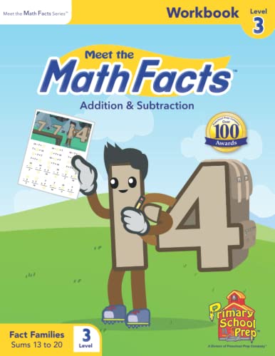 Meet the Math Facts Level 3 Workbook: Addition & Subtraction - Bricolage & Outils Amazon Espagne à 4.87€