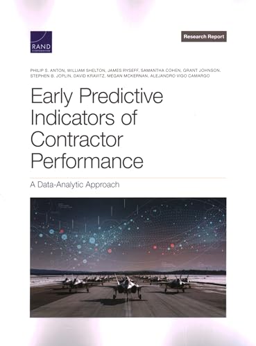 Early Predictive Indicators of Contractor Performance: A... - Bon plan à 4.27€