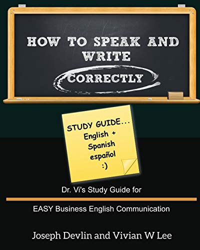 How to Speak and Write Correctly: Study Guide (English +... - Home & Kitchen Amazon Spain à 4.95€