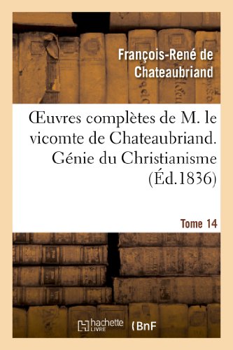 Œuvres complètes de M. le vicomte de Chateaubriand. Génie... - Animalerie Amazon Allemagne à 5.65€
