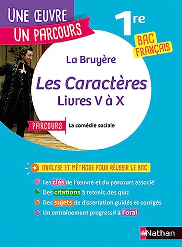 La Bruyère, Les Caractères - Livres V à X: Parcours "La... - Auto & Motorcycle Amazon UK à 1.86€