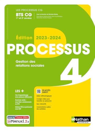 Processus 4 Gestion des relations sociales BTS CG 1re et 2e... - Livres & eBooks Amazon Italie à 6.35€