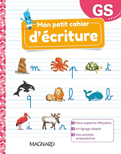Mon petit cahier d’écriture Grande section (2021) - Cahier - Animalerie Amazon Allemagne à 2.83€