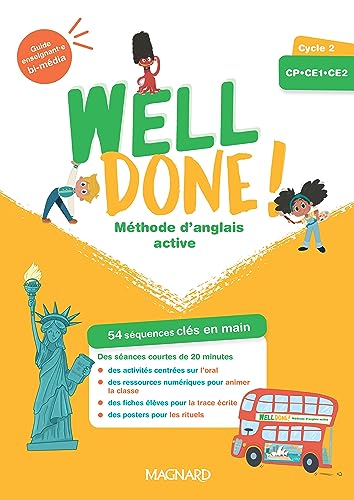 Anglais cycle 2 Well done!: Guide enseignant bi-media +... - Livres & eBooks Amazon Espagne à 8.03€