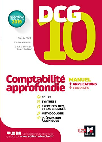 DCG 10 - Comptabilité approfondie -Manuel et applications:... - Maison & Cuisine Amazon Royaume-Uni à 4.41€
