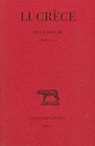 Lucrece, de la Nature: Tome II: Livres IV-VI: 2 (Collection... - Amazon Royaume-Uni à 9.38€
