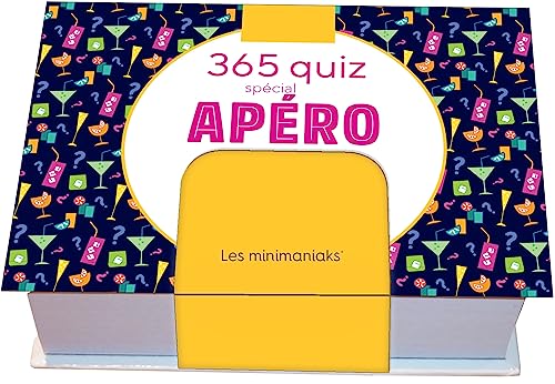 Minimaniak 365 quiz pour l'apéro - mini calendrier - Fournitures Bureau Amazon Allemagne à 8.99€