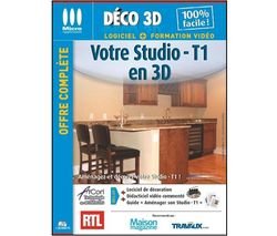 LOGICIEL PC DECO 3D VOTRE STUDIO T1 EN 3D - High-Tech & Électronique Amazon France à 1.89€