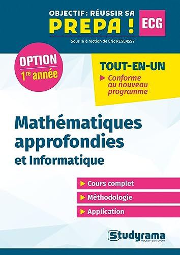 Mathémathiques approfondies et Informatique: Première année - Amazon Italie à 5.06€