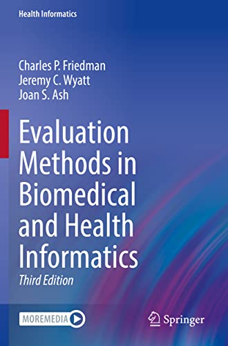 Evaluation Methods in Biomedical and Health Informatics - Amazon Royaume-Uni à 20.95€