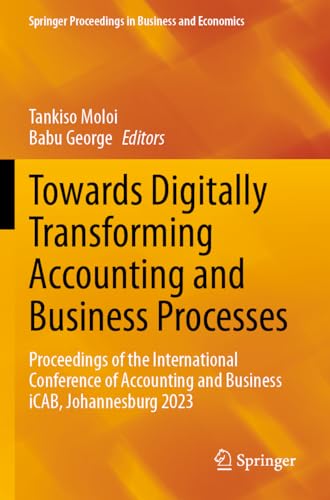 Towards Digitally Transforming Accounting and Business... - Amazon Italie à 70.70€