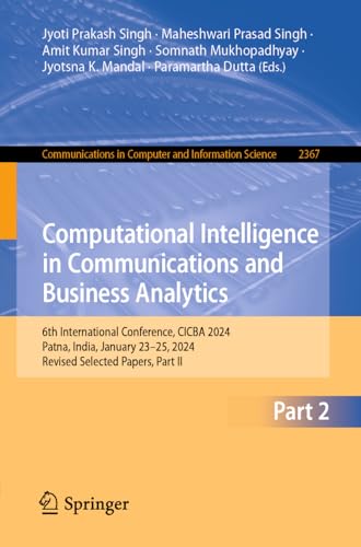 Computational Intelligence in Communications and Business... - Animalerie Amazon Italie à 10.36€