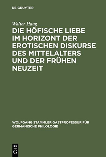 Die höfische Liebe im Horizont der erotischen Diskurse des... - Livres & eBooks Amazon Royaume-Uni à 25.94€