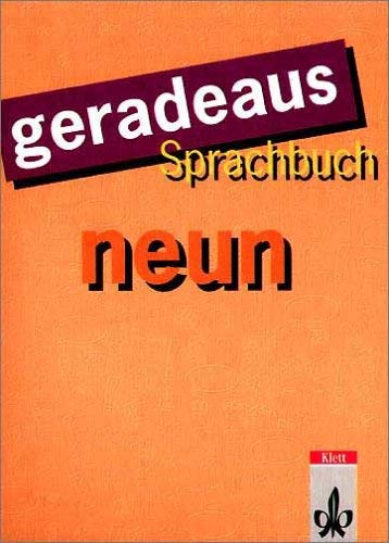 Geradeaus. Sprachbuch für die Hauptschule. Gesamtausgabe in... - Livres & eBooks Amazon Allemagne à 1.19€