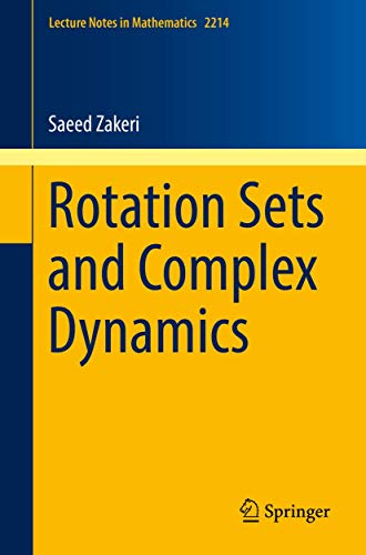 Rotation Sets and Complex Dynamics (Lecture Notes in... - Amazon Allemagne à 22.99€