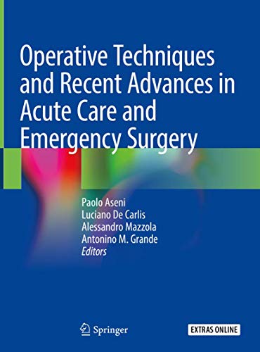 Operative Techniques and Recent Advances in Acute Care and... - Auto & Moto Amazon Royaume-Uni à 75.92€