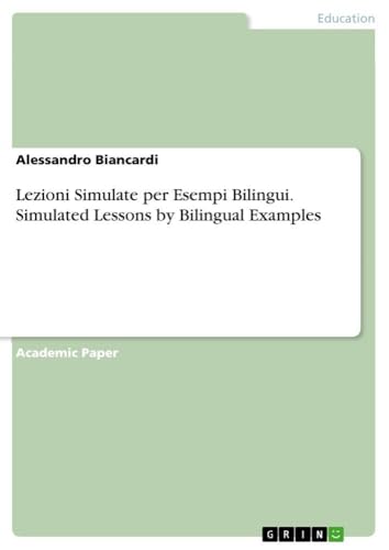 Lezioni Simulate per Esempi Bilingui. Simulated Lessons by... - Amazon Italie à 12.10€