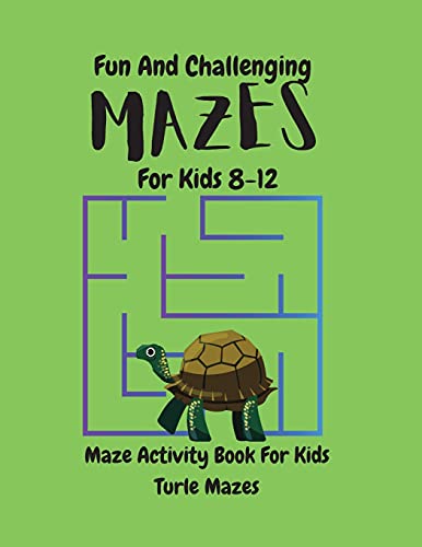 Turtle Mazes Activity Book for Kids: Fun And Challenging... - Jouets & Jeux Amazon Royaume-Uni à 2.04€