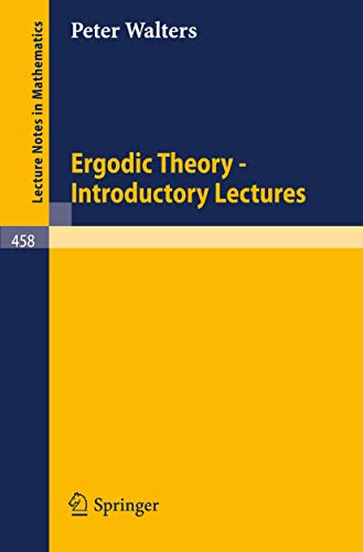 Ergodic Theory - Introductory Lectures (Lecture Notes in... - Amazon Allemagne à 22.99€