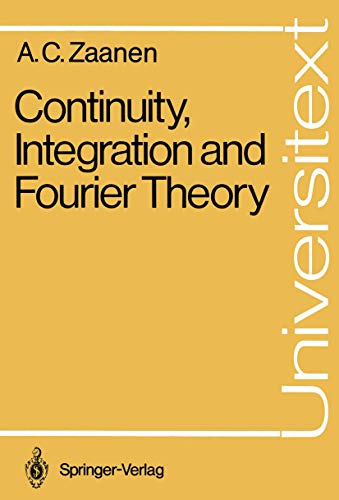 Continuity, integration and Fourier theory (Universitext) - Amazon Allemagne à 22.99€
