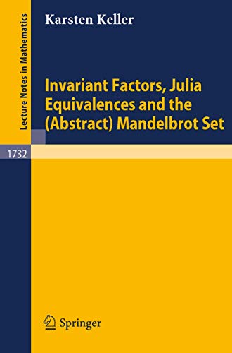 Invariant Factors, Julia Equivalences and the (Abstract)... - Amazon Allemagne à 22.99€