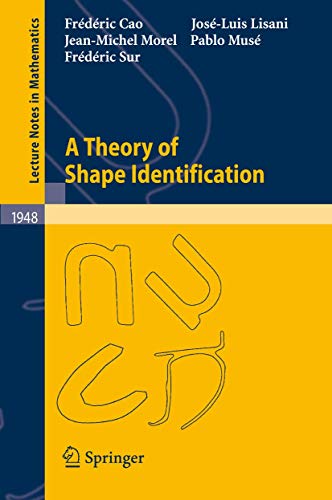 A Theory of Shape Identification (Lecture Notes in... - Jouets & Jeux Amazon Allemagne à 22.99€