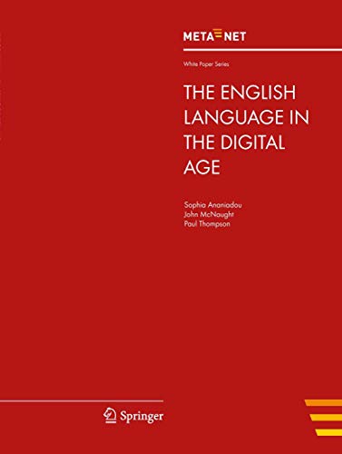 The English Language in the Digital Age (White Paper Series) - Amazon Allemagne à 22.99€