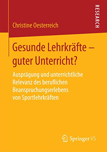 Gesunde Lehrkräfte - guter Unterricht?: Ausprägung und... - Sports & Fitness en promo à 34.79€