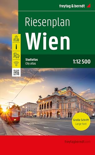 Vienna City Atlas Map - 1:12,500 scale - Nouvelle promo Amazon à 8.45€