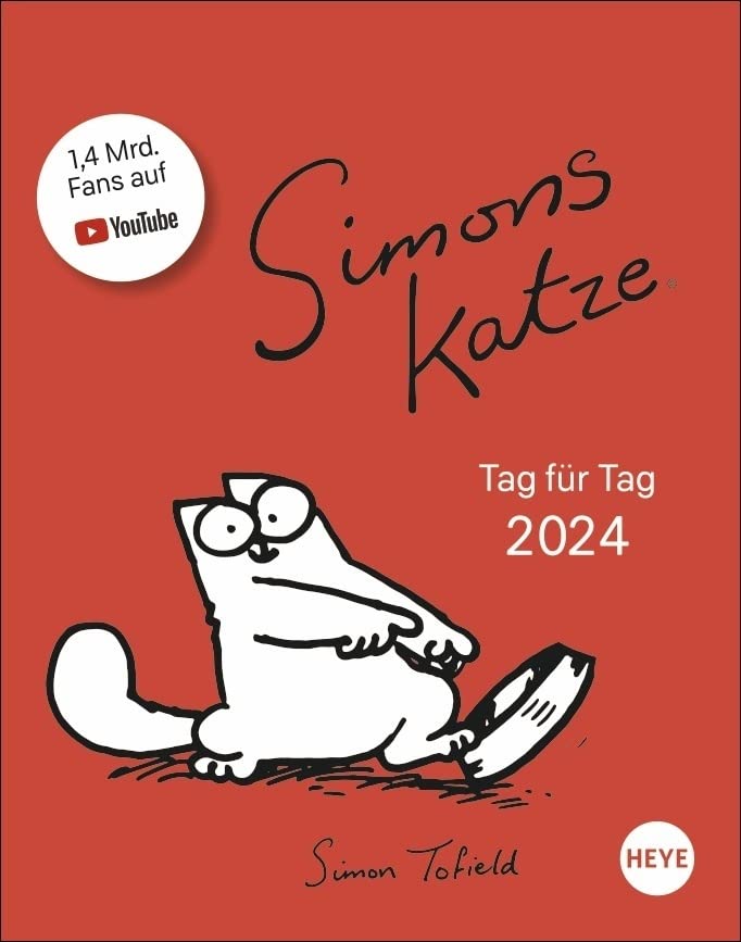Simons Katze Tagesabreißkalender 2024. Abreiß-Kalender für... - Fournitures Bureau en promo à 4.51€