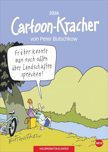 Peter Butschkow: Cartoon-Kracher Halbmonatskalender 2026:... - Animalerie Amazon Allemagne à 4.85€