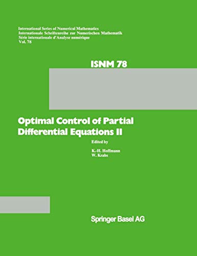 Optimal Control of Partial Differential Equations II:... - Animalerie en promo à 44.99€