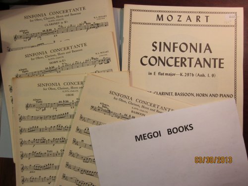 Sinfonia Concertante in E flat major, K.297b - Musique & Instruments Amazon Royaume-Uni à 16.85€