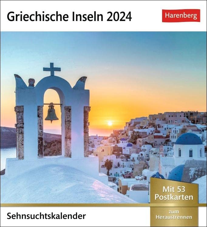Griechische Inseln Sehnsuchtskalender 2024. Reise-Kalender... - Amazon Germany à 4.30€