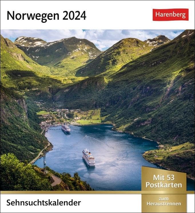 Norwegen Sehnsuchtskalender 2024. Urlaubsträume in einem... - Bon plan à 4.58€